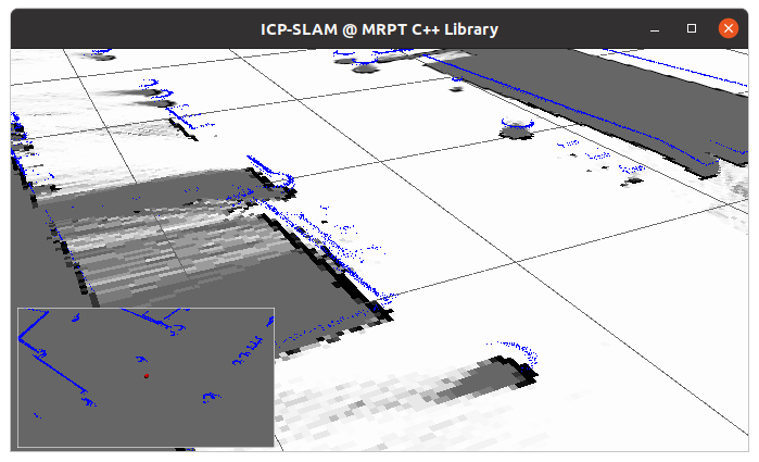 Joint map building of a pointcloud and a gridmap